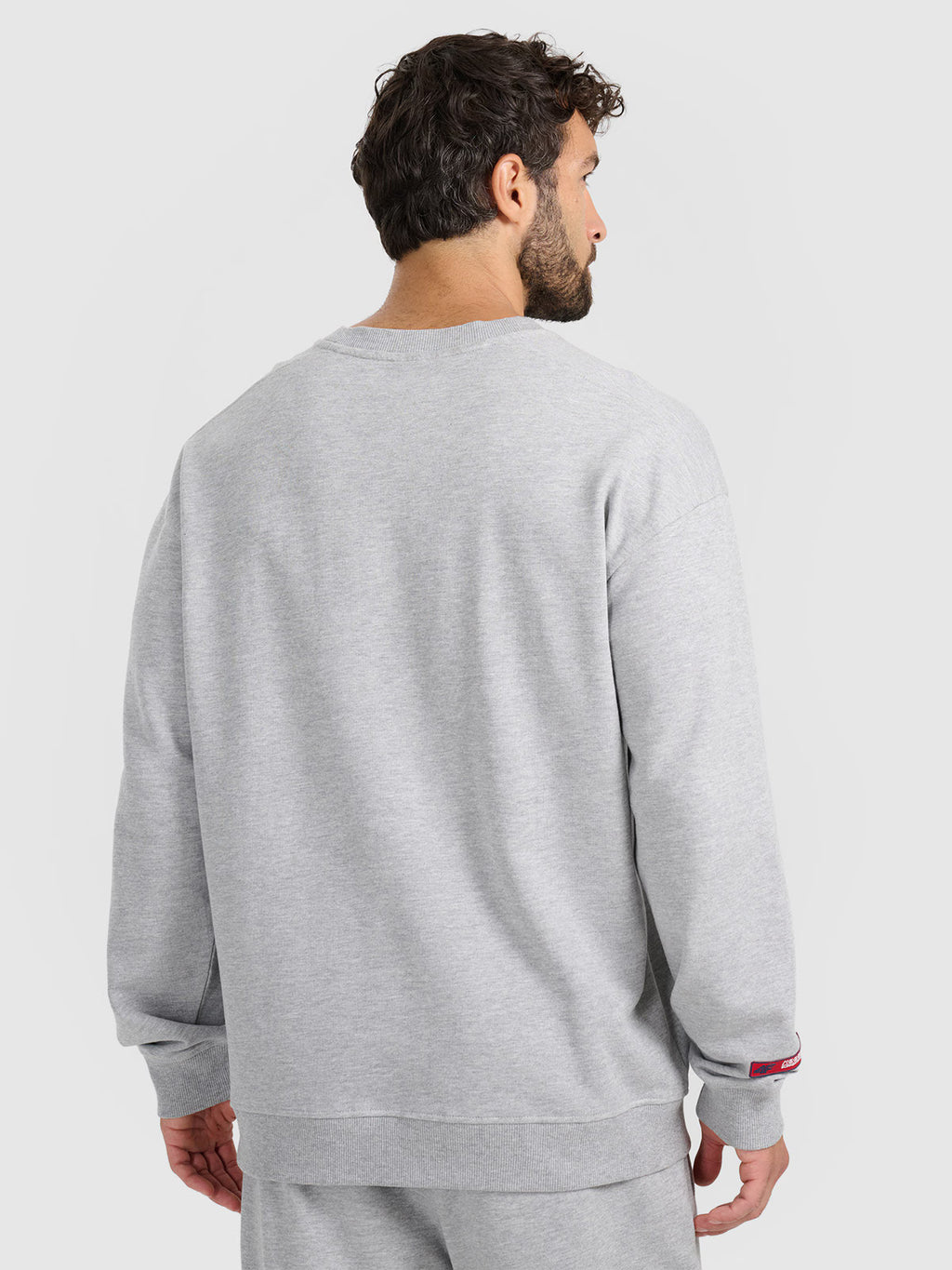 Bluza dresowa nierozpinana bez kaptura męska