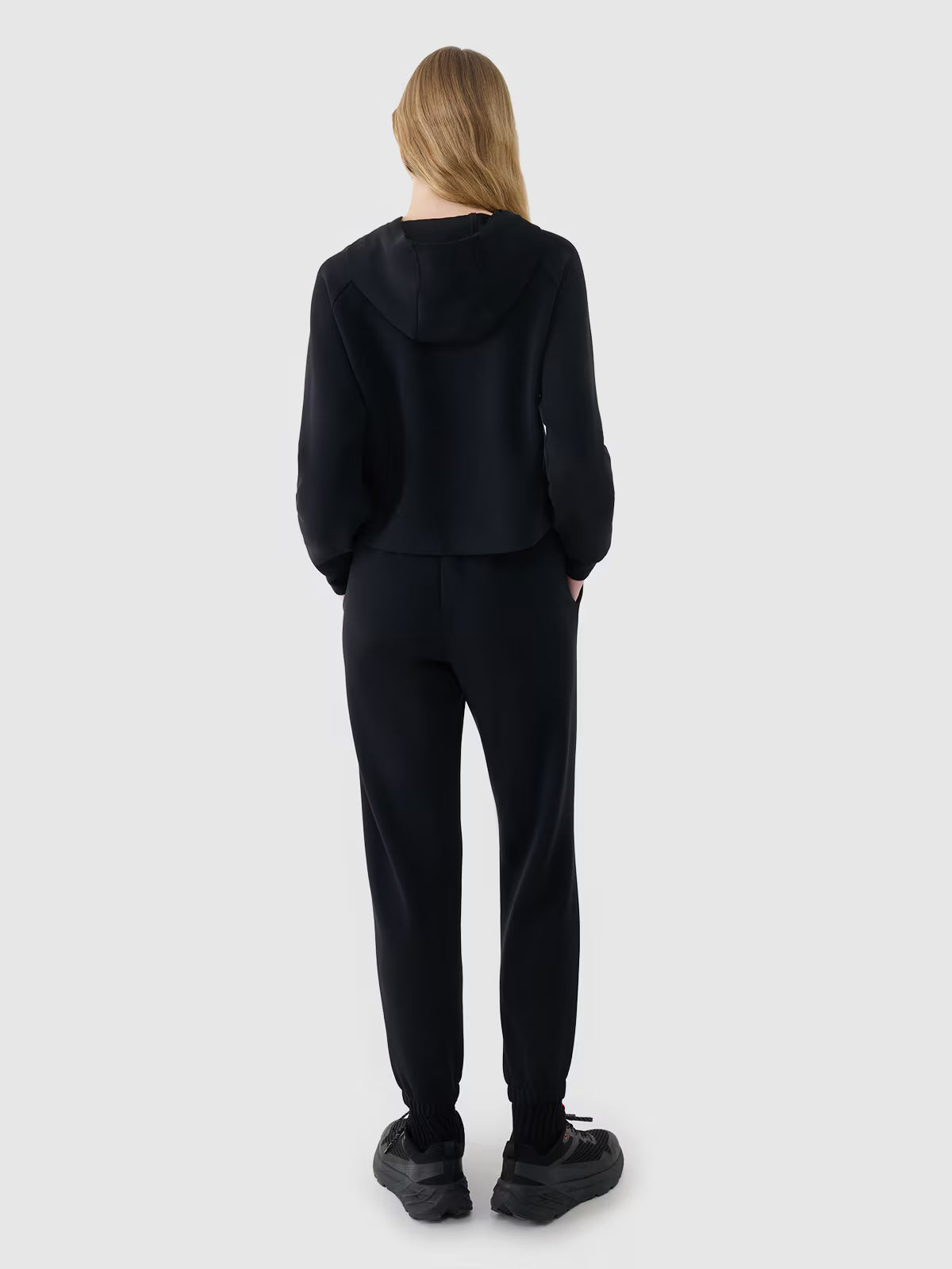 Bluza dresowa nierozpinana z modalem damska