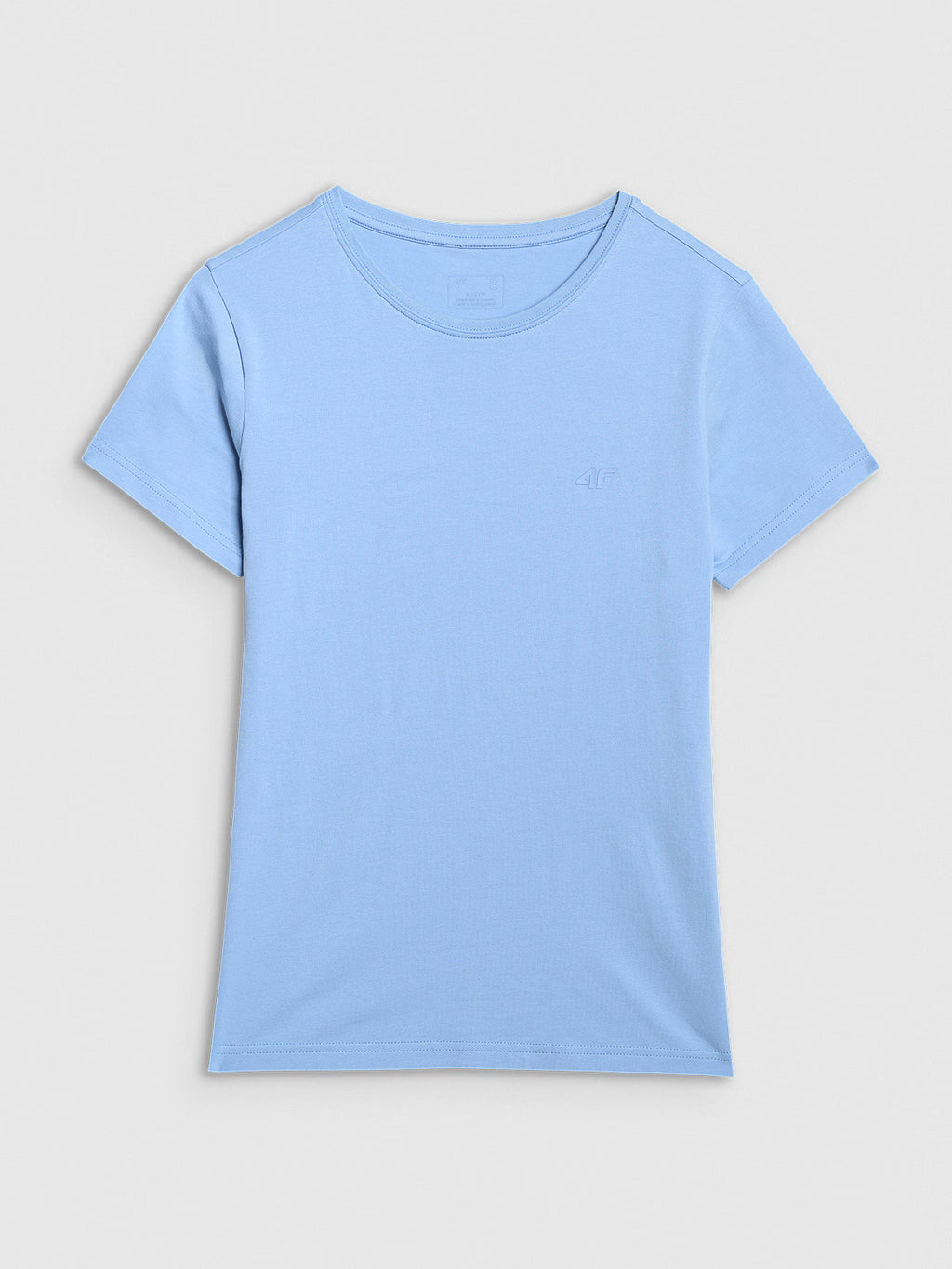 T-shirt slim gładki damski