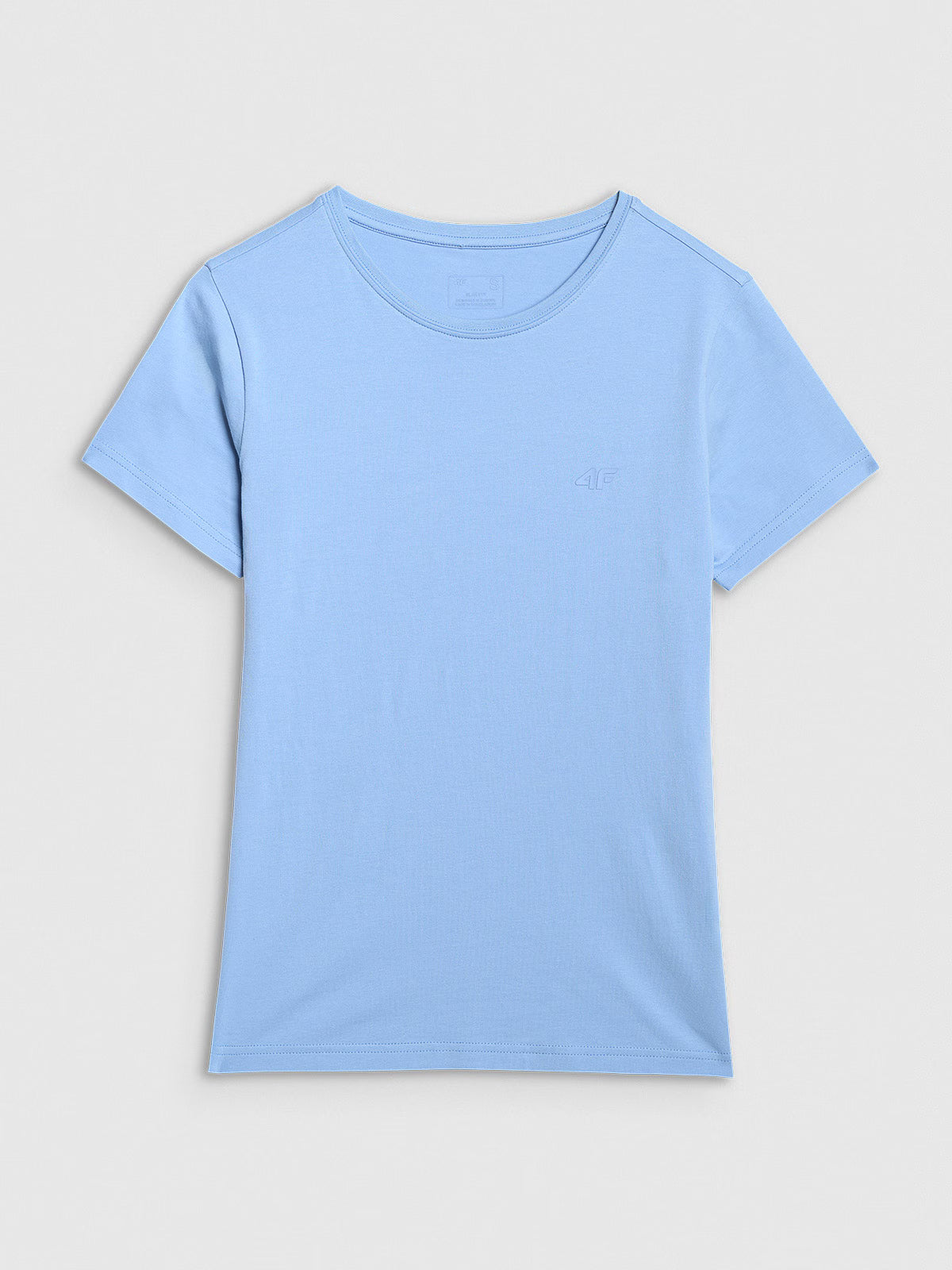 T-shirt slim gładki damski