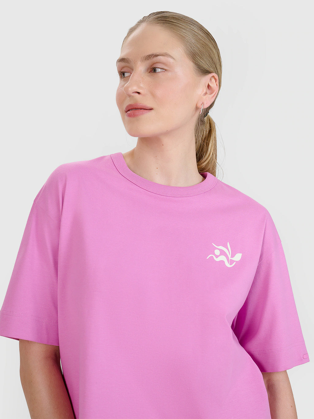 T-shirt regular z nadrukiem damski