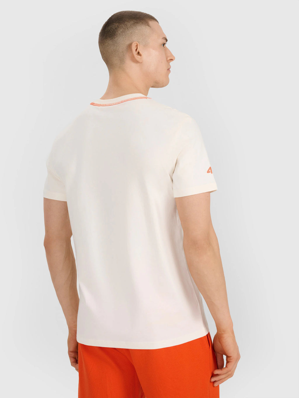 T-shirt regular z nadrukiem męski