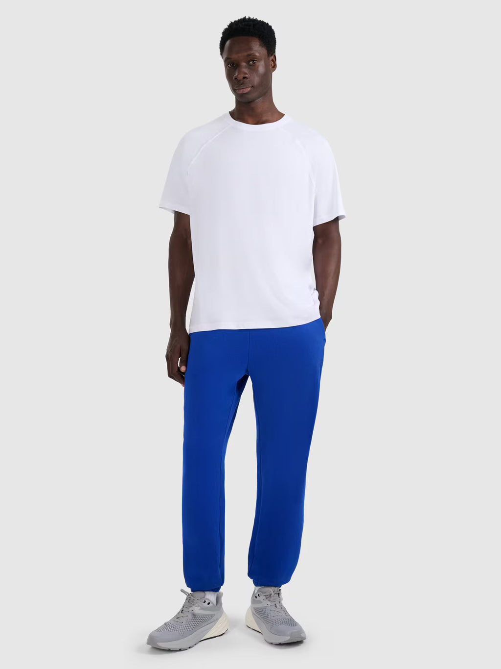 T-shirt oversize gładki męski