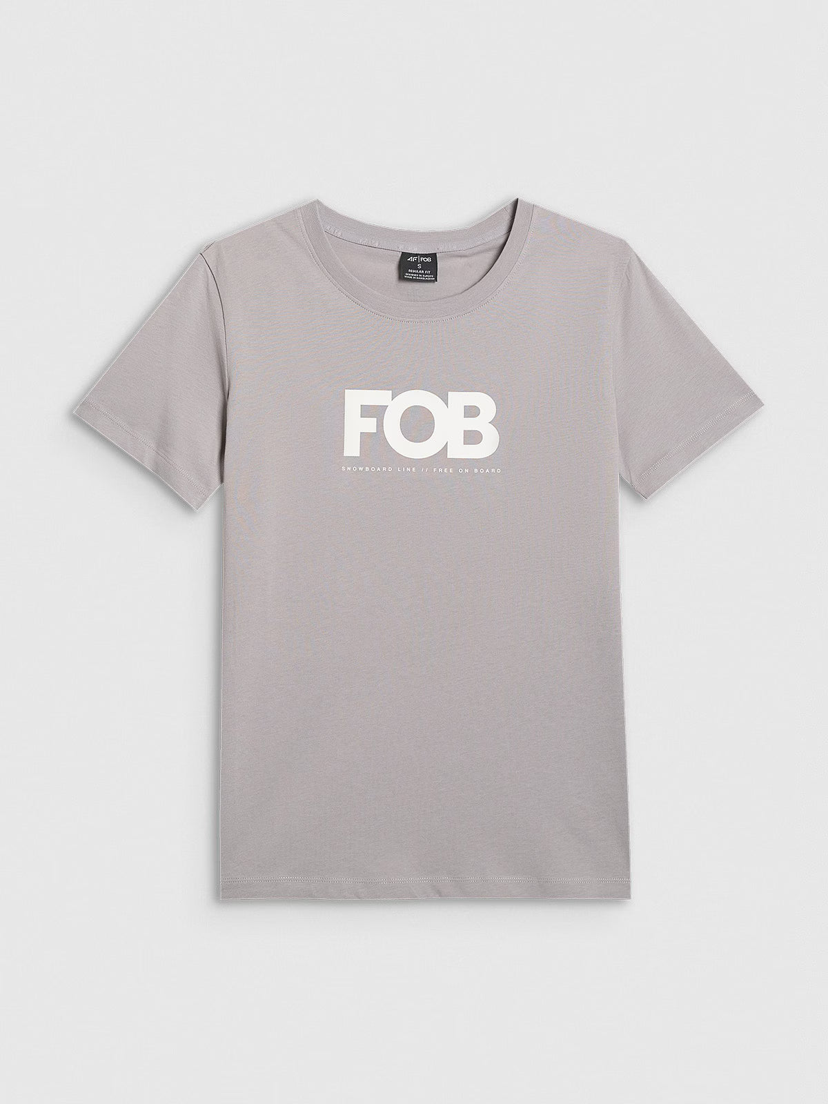 T-shirt regular z nadrukiem damski