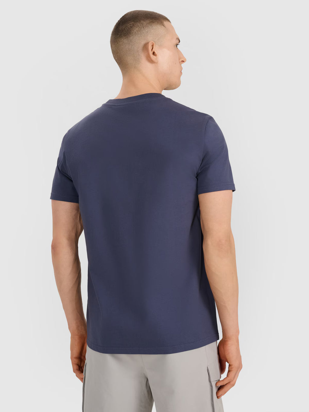 T-shirt regular z nadrukiem męski