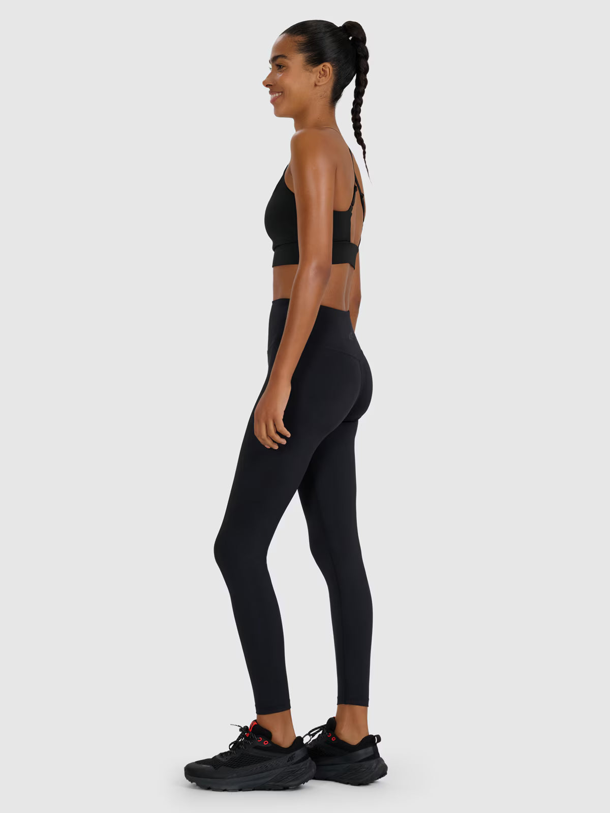 Legginsy treningowe z wysokim stanem damskie