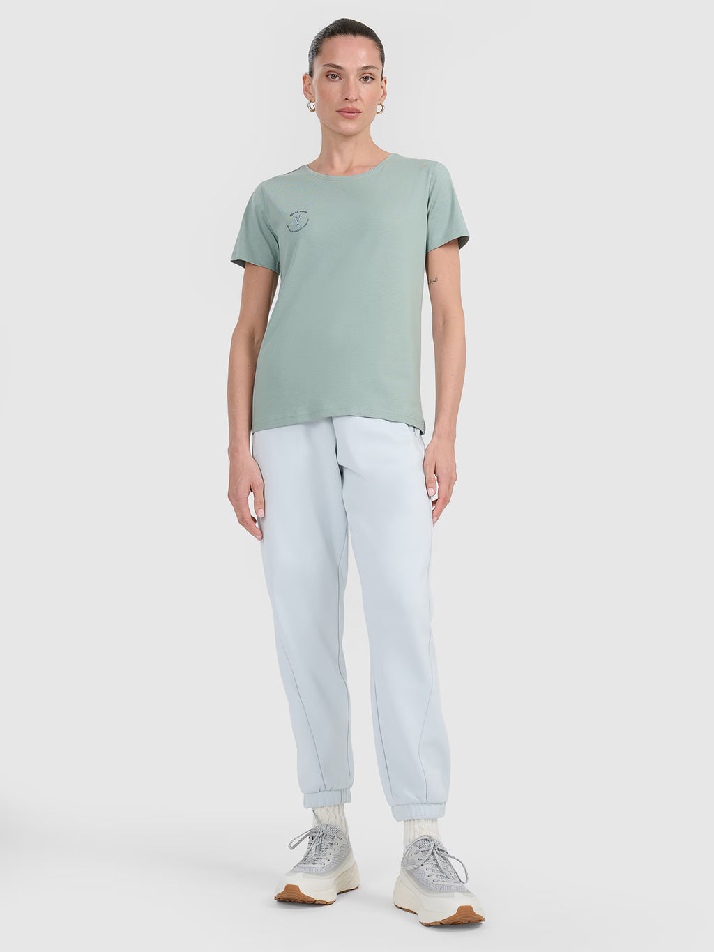 T-shirt regular z nadrukiem damski
