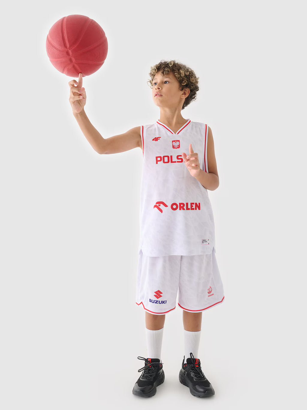Koszulka reprezentacyjna dziecięca 4F x PZKOSZ 2024