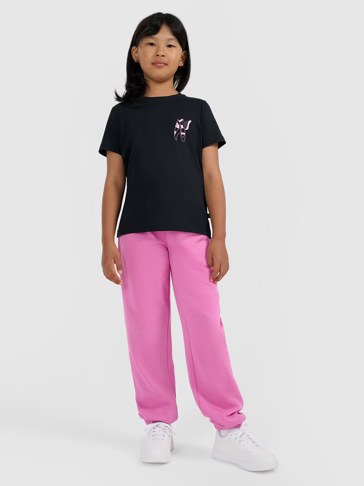 T-shirt regular z nadrukiem dziewczęcy
