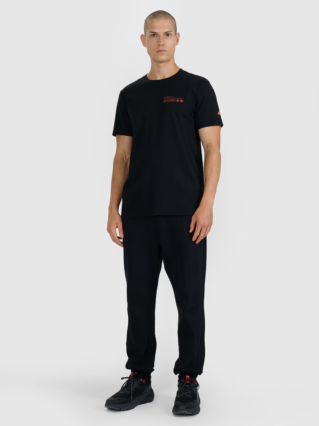 T-shirt regular z nadrukiem męski