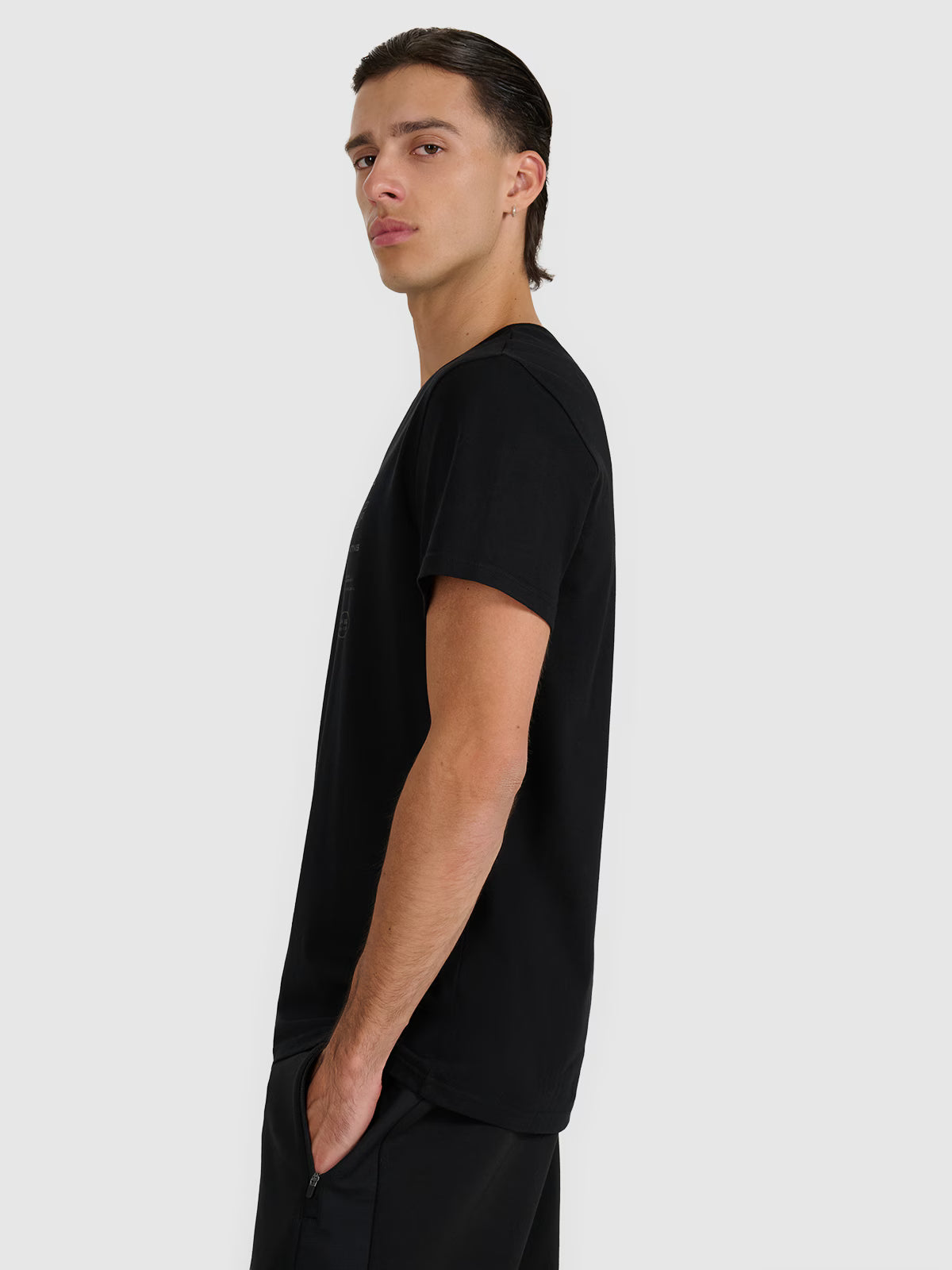 T-shirt regular z nadrukiem męski