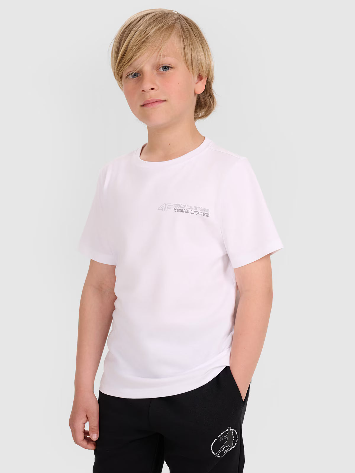 T-shirt regular z nadrukiem chłopięcy