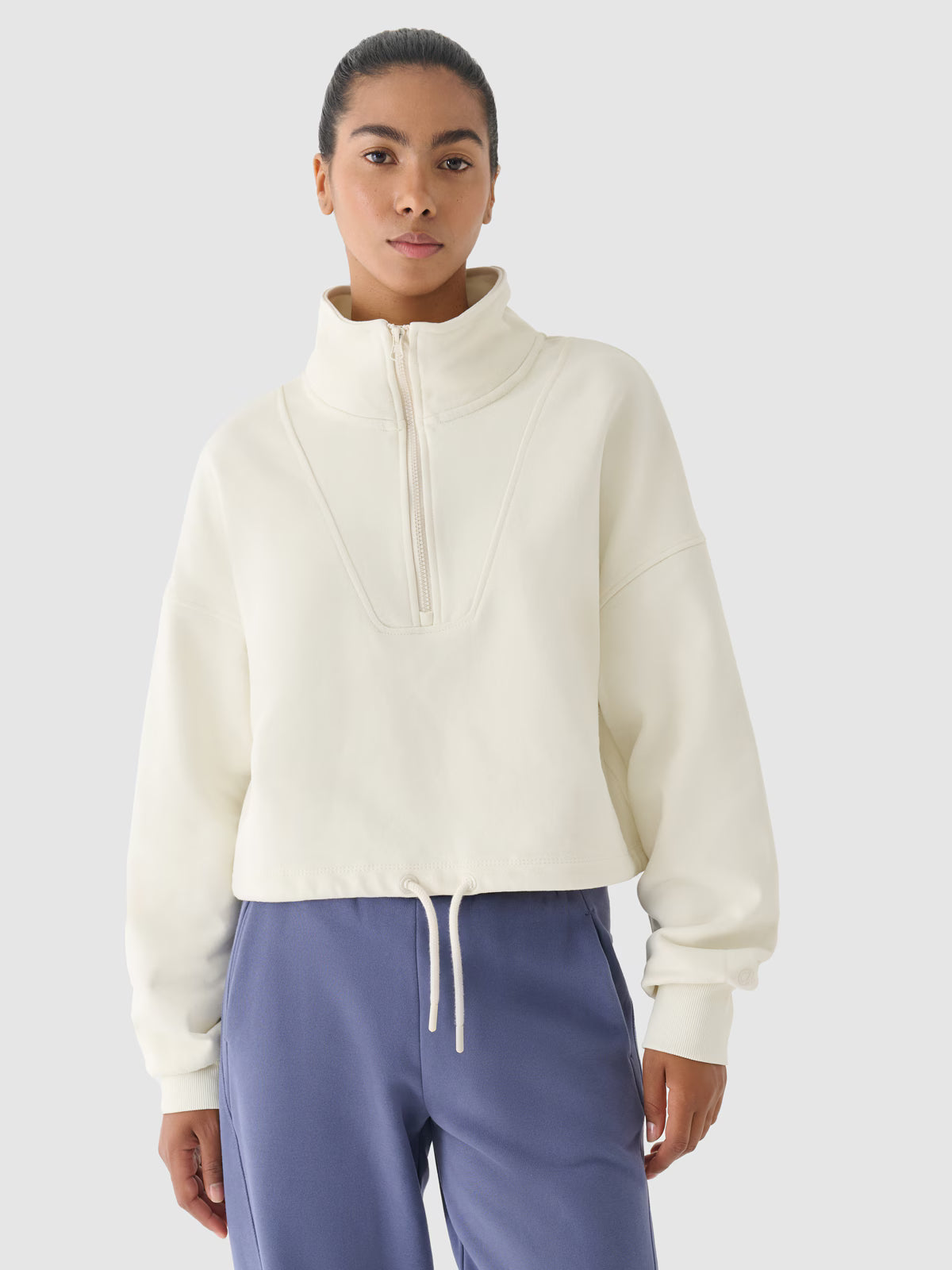 Bluza dresowa bez kaptura damska 4F x Anna Lewandowska