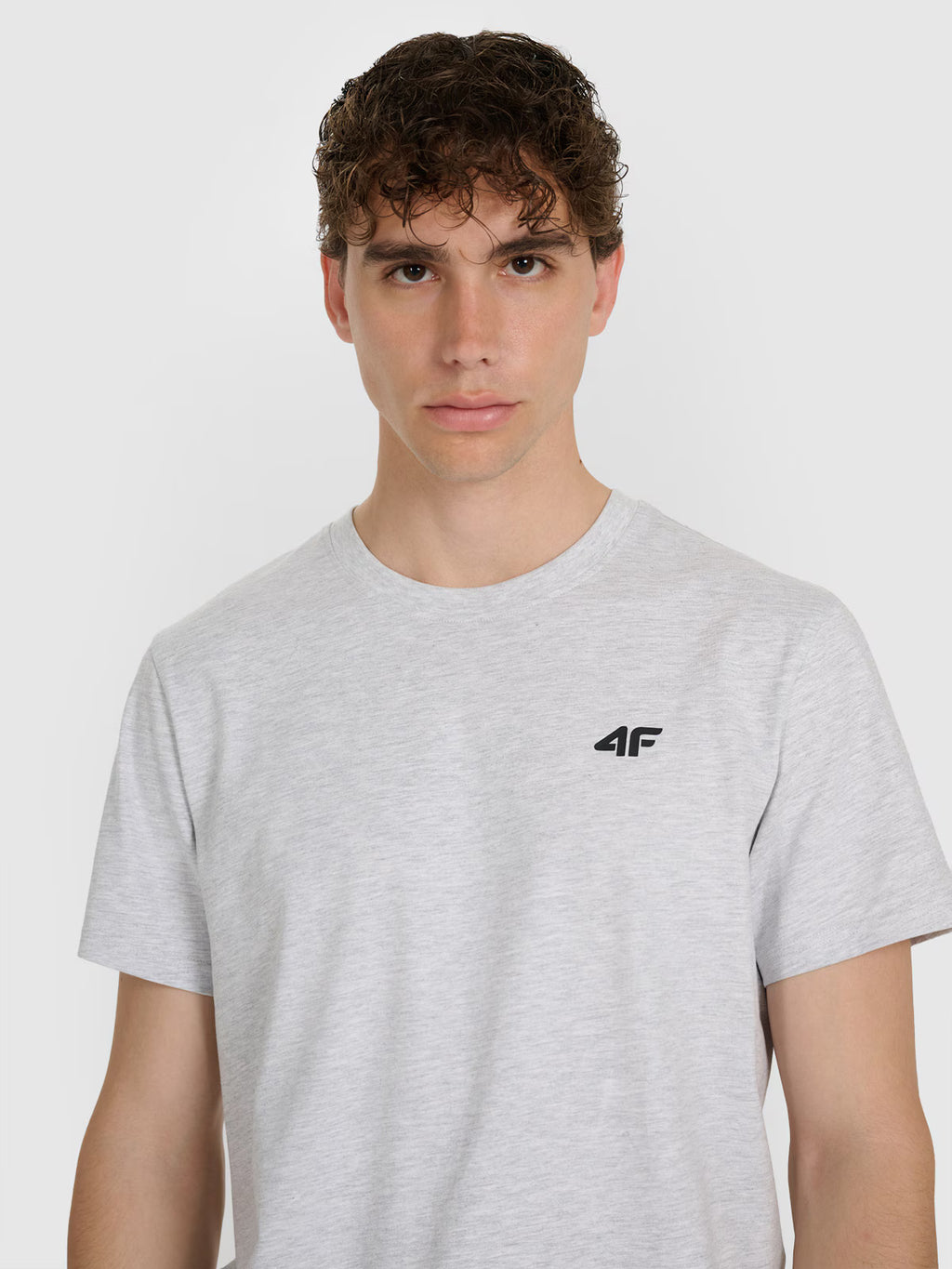 T-shirt regular gładki męski