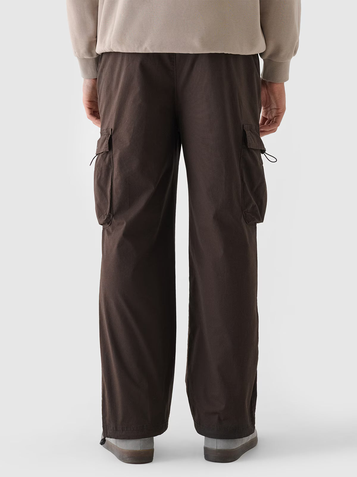 Spodnie casual parachute cargo męskie