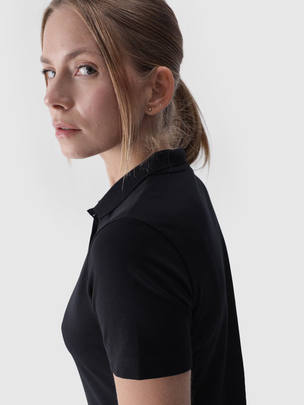 Koszulka polo slim damska