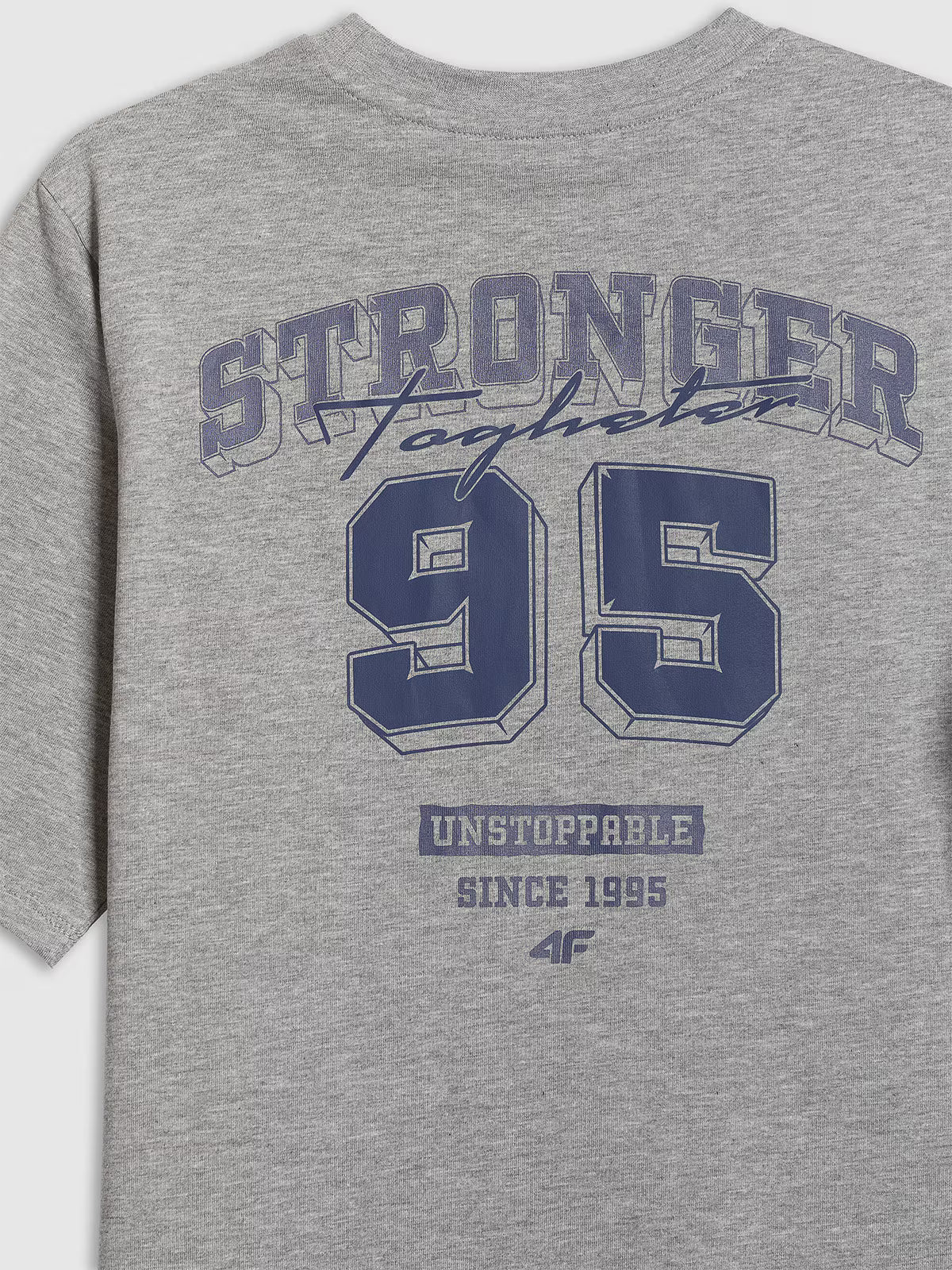 T-shirt loose z nadrukiem chłopięcy