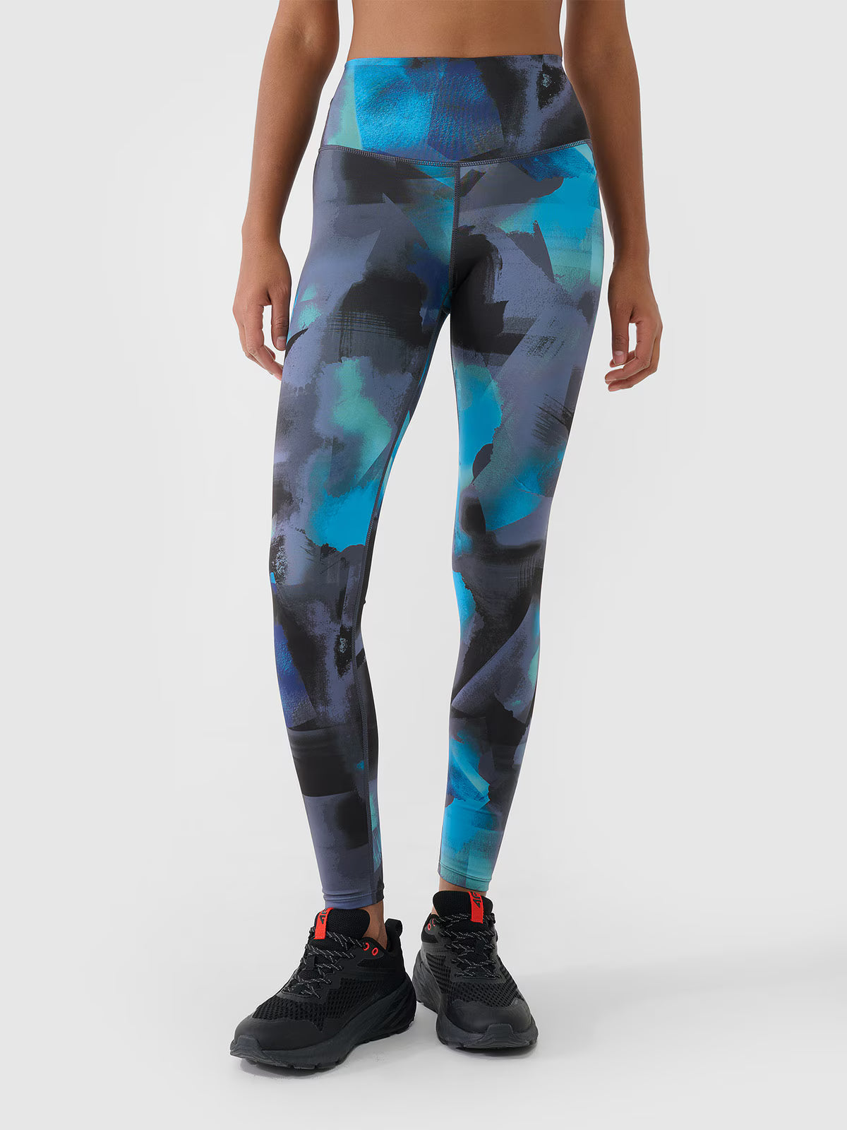 Legginsy treningowe z wysokim stanem damskie
