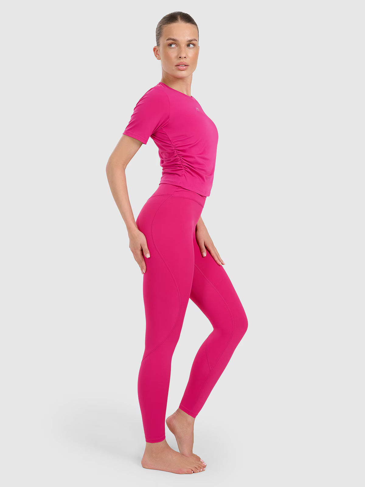 Legginsy do jogi i pilatesu szybkoschnące damskie