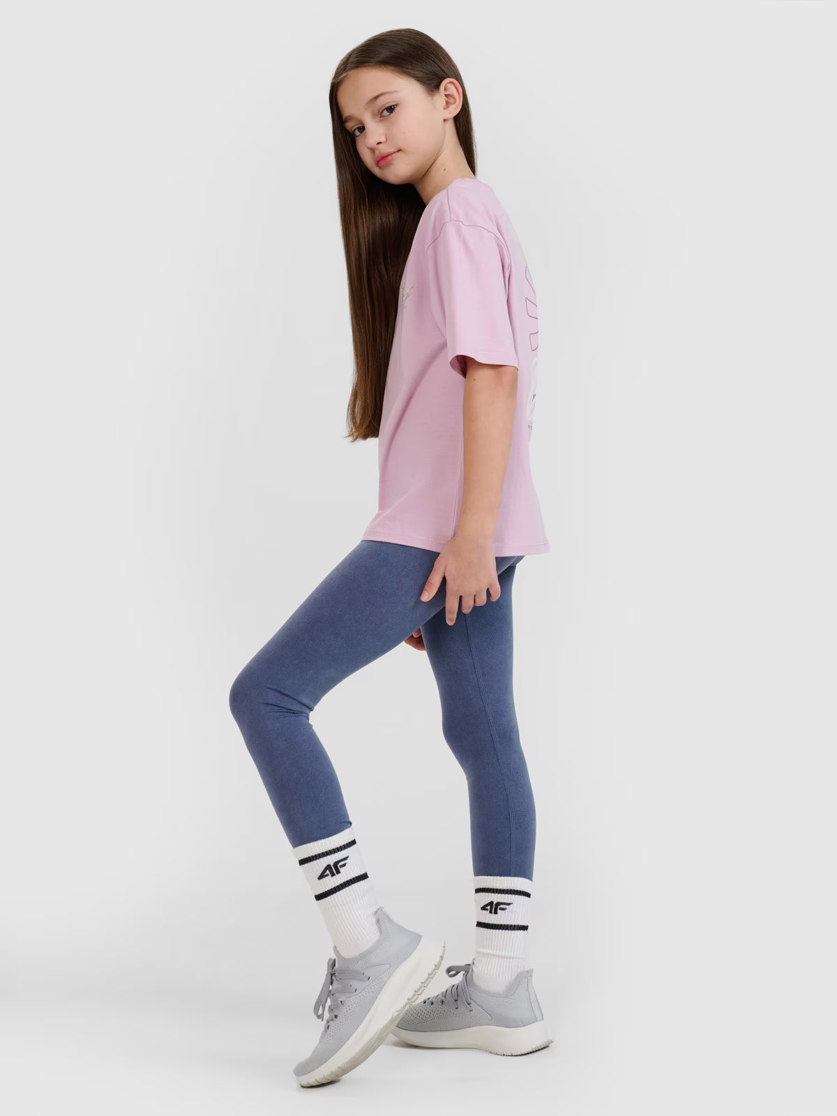 Legginsy dzianinowe dziewczęce