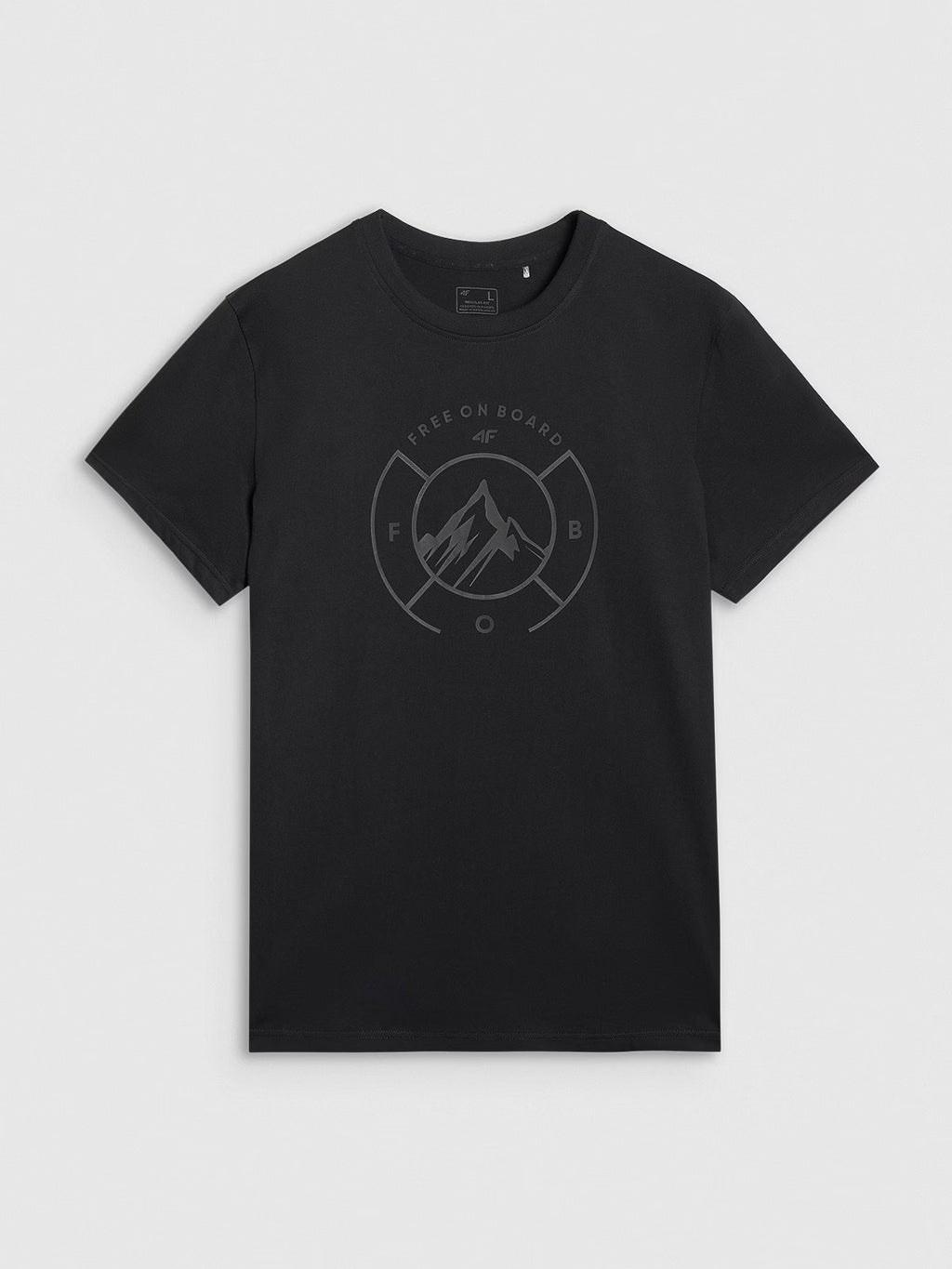 T-shirt regular z nadrukiem męski