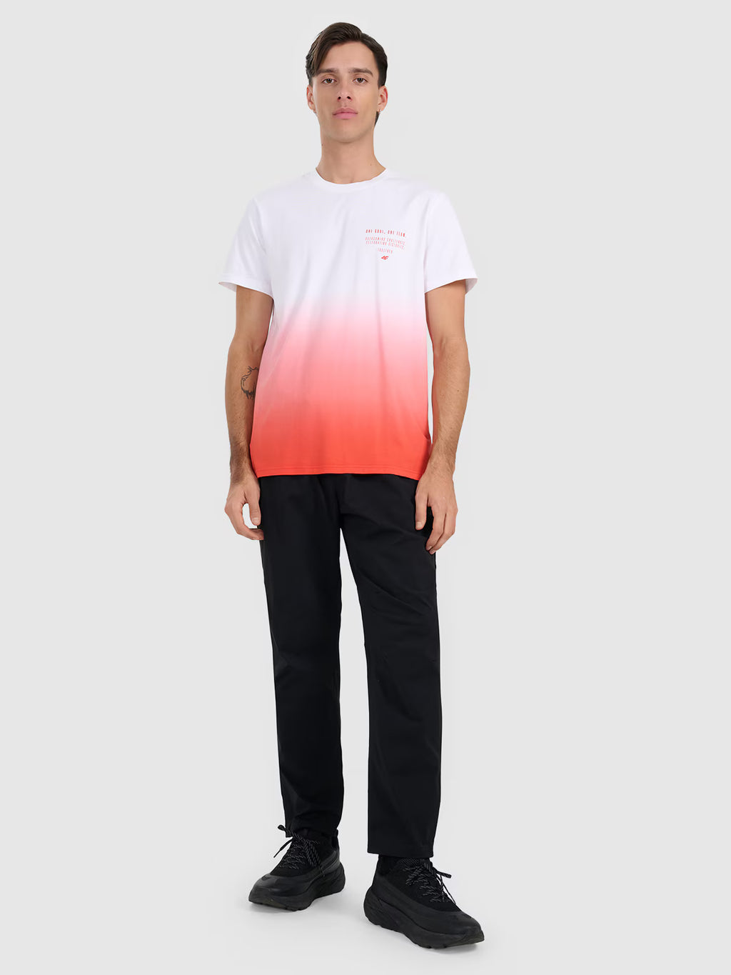 T-shirt regular z nadrukiem męski