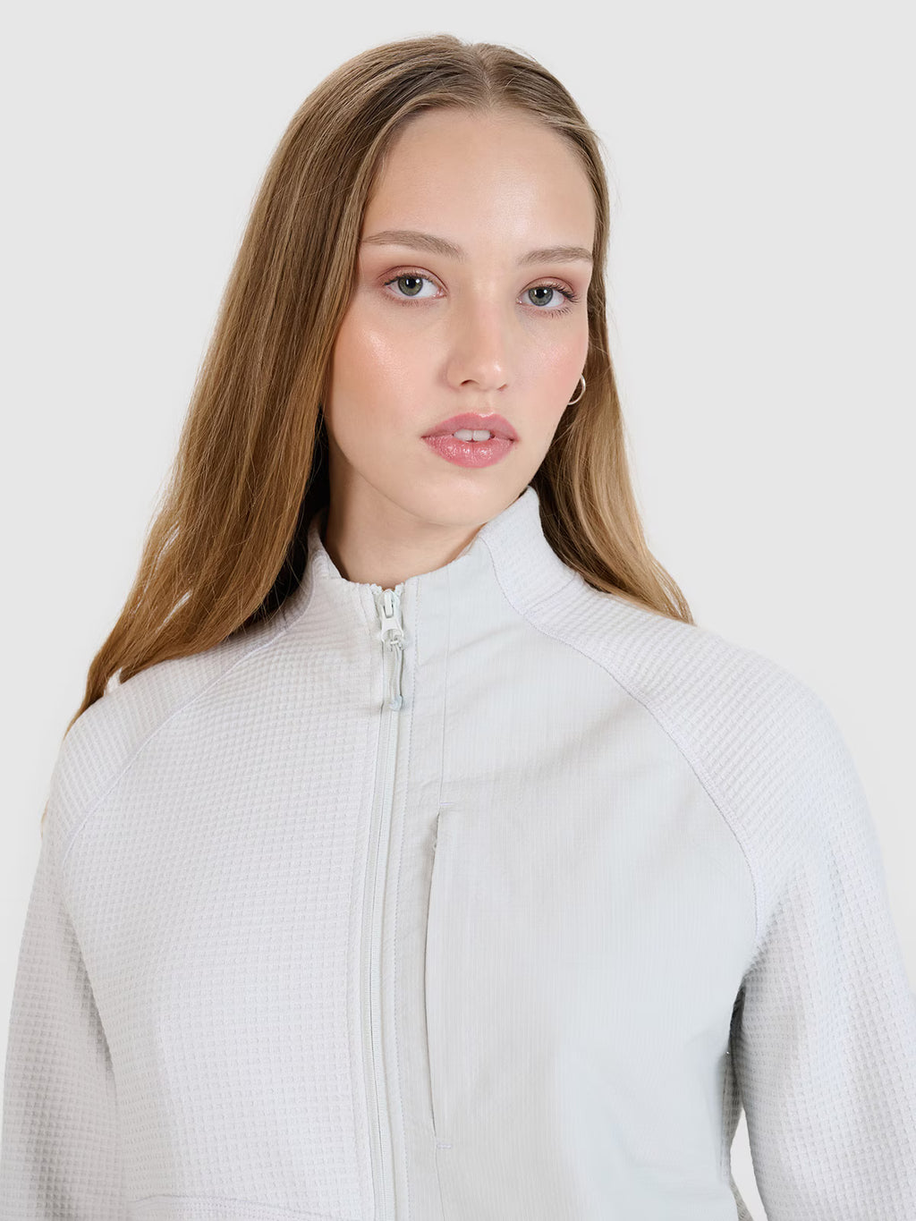 Bluza dresowa rozpinana bez kaptura damska