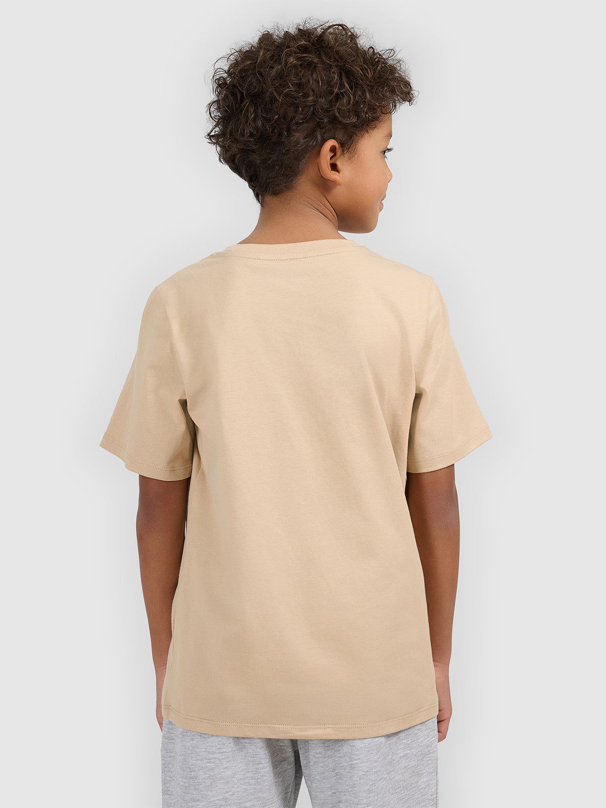 T-shirt regular gładki chłopięcy