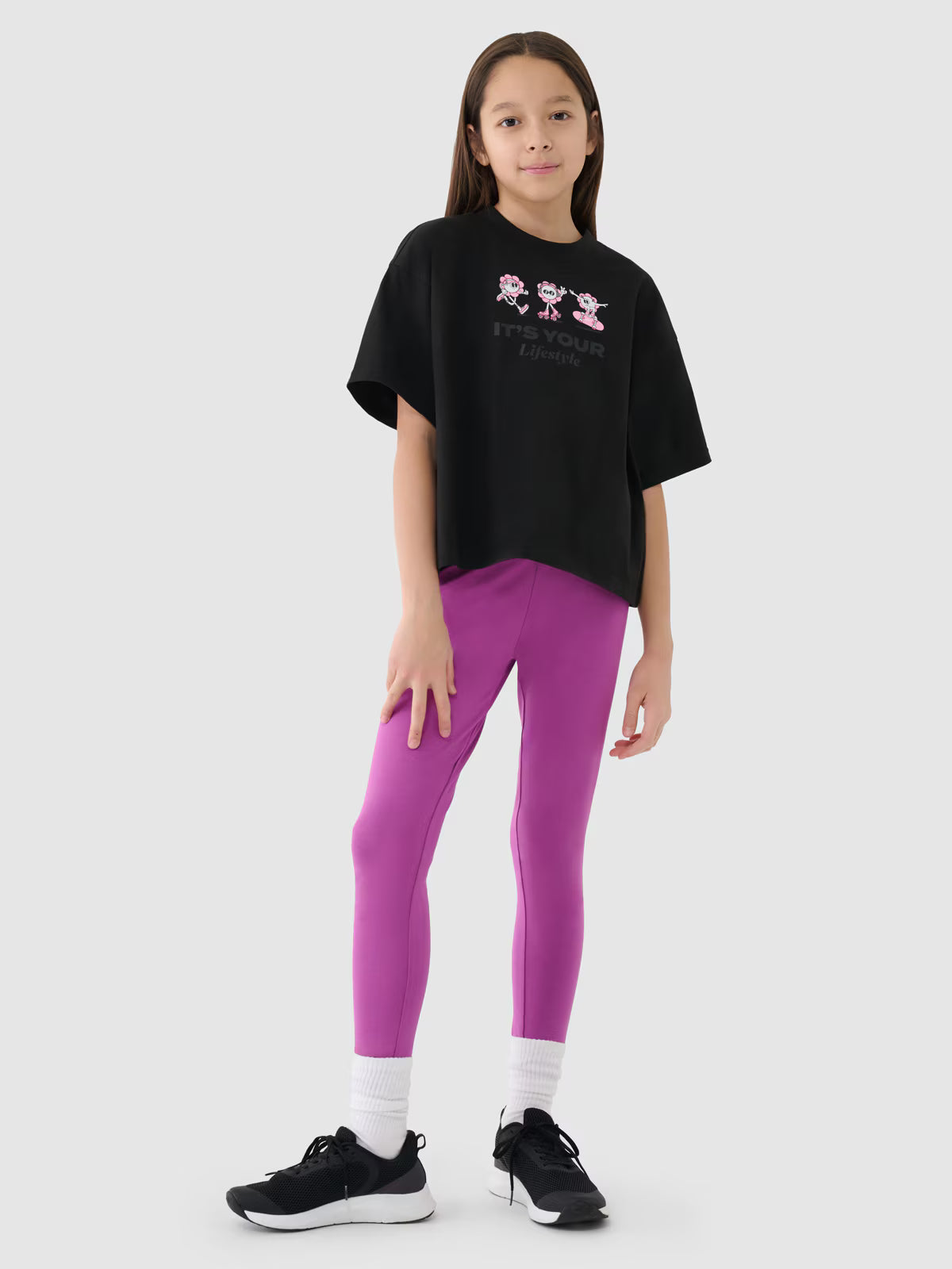 Legginsy dzianinowe dziewczęce