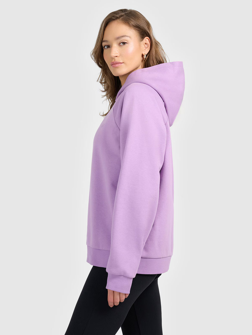 Bluza dresowa nierozpinana z kapturem damska