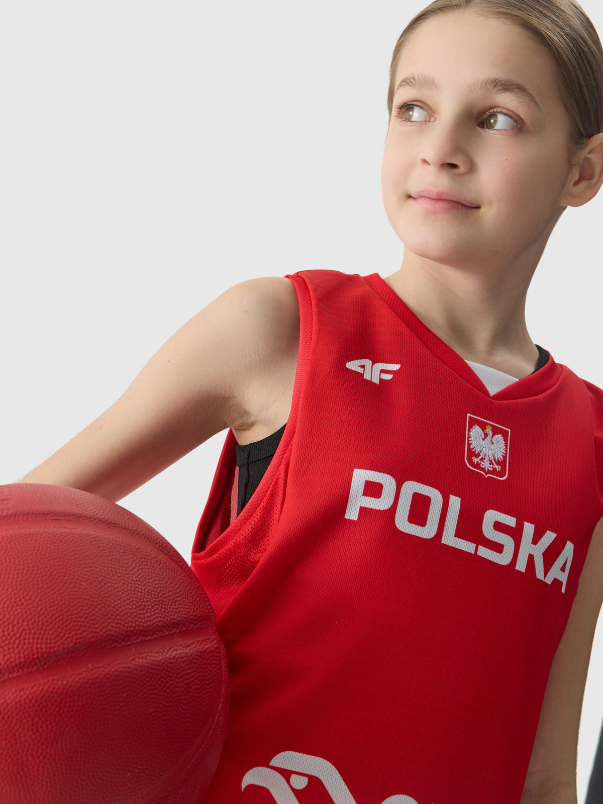 Koszulka reprezentacyjna chłopięca 4F x PZKOSZ