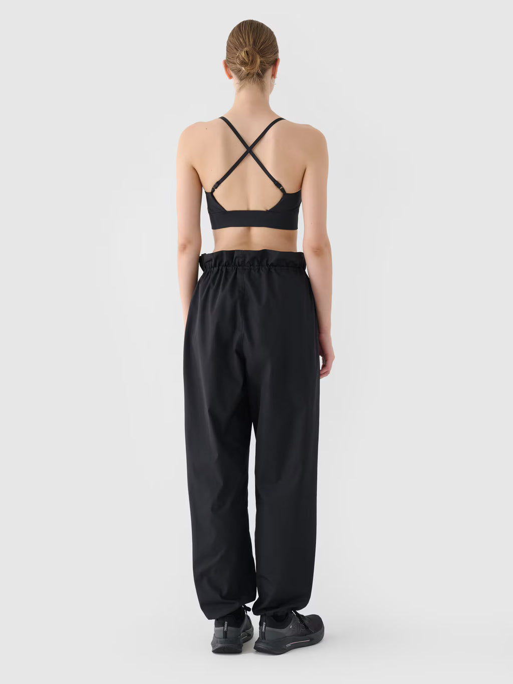 Spodnie casual parachute oversize damskie