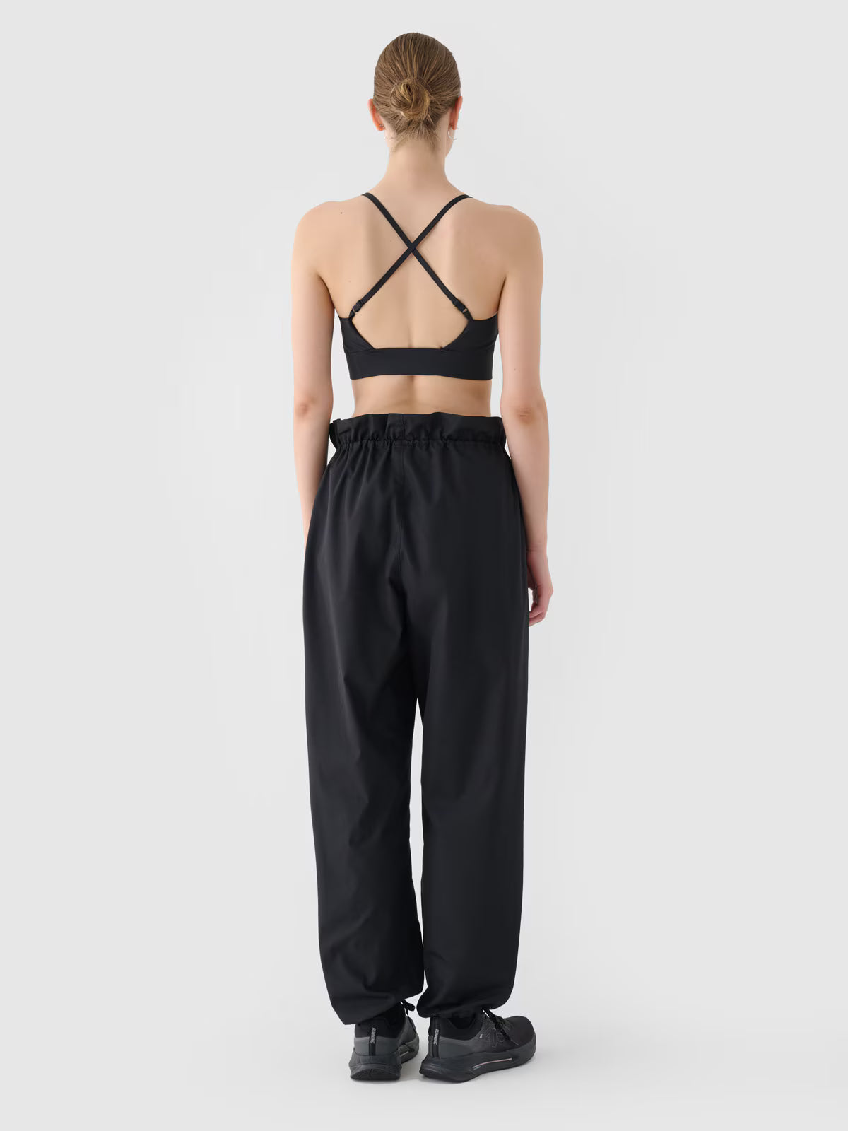 Spodnie casual parachute oversize damskie