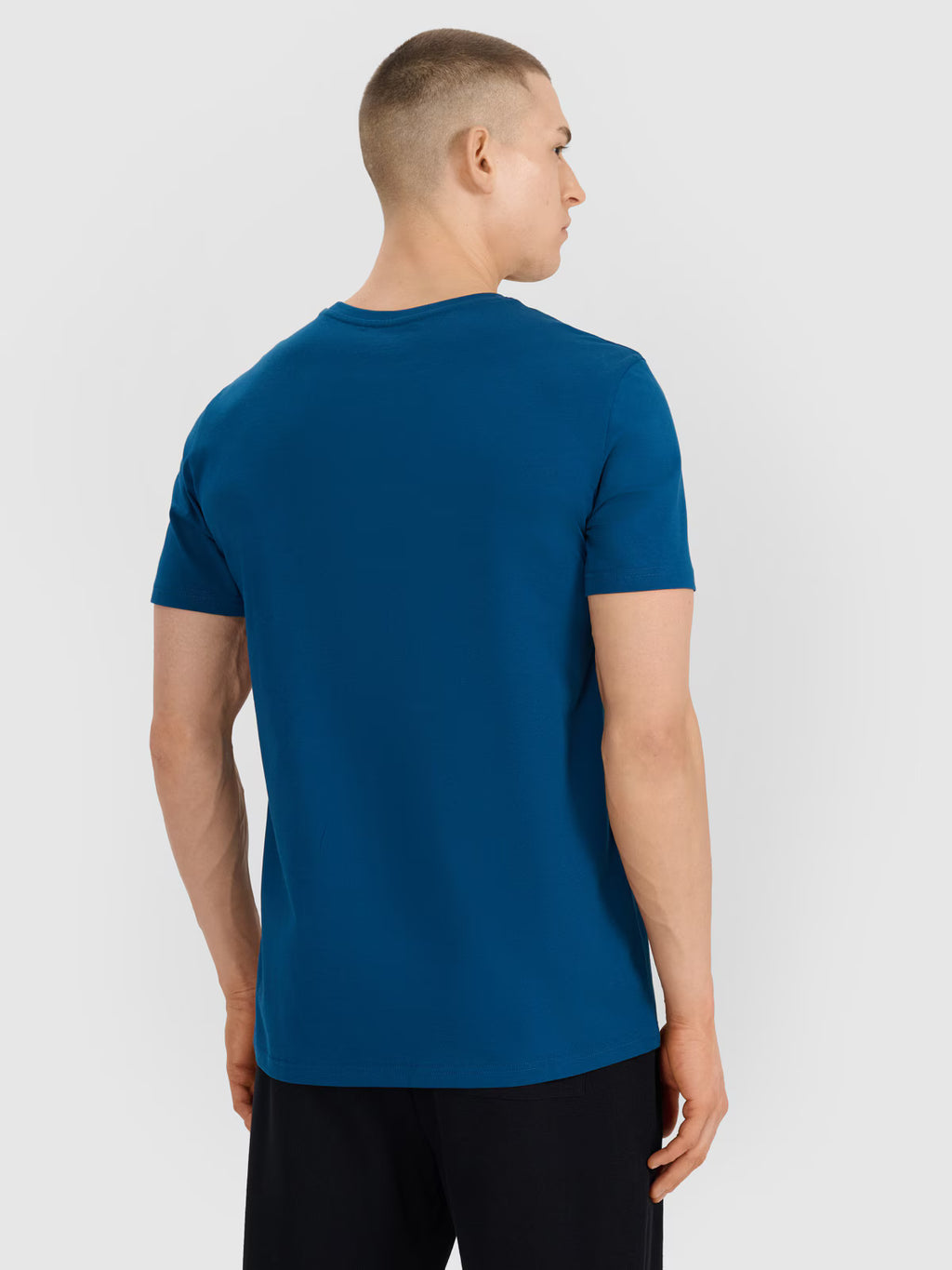 T-shirt regular z nadrukiem męski