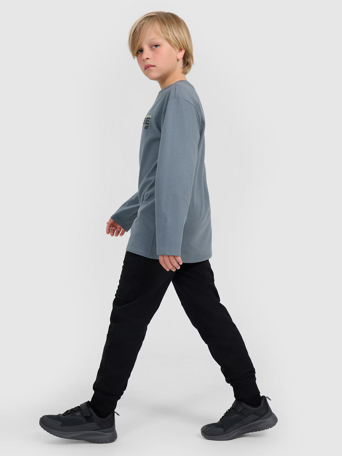 Longsleeve regular z nadrukiem chłopięcy
