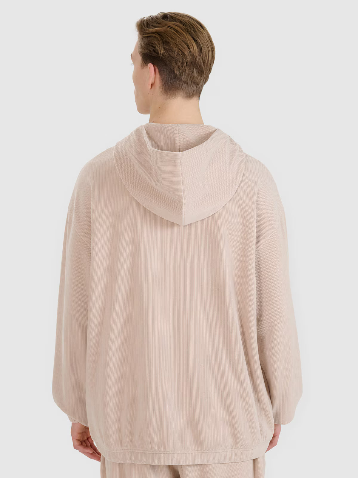 Bluza dresowa nierozpinana z kapturem męska