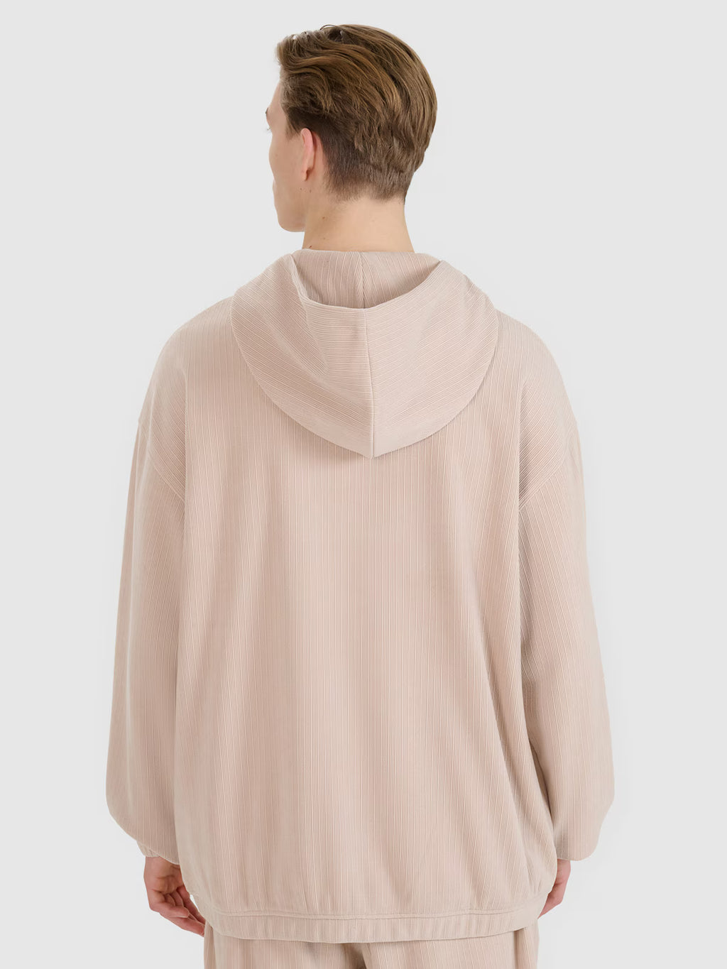 Bluza dresowa nierozpinana z kapturem męska
