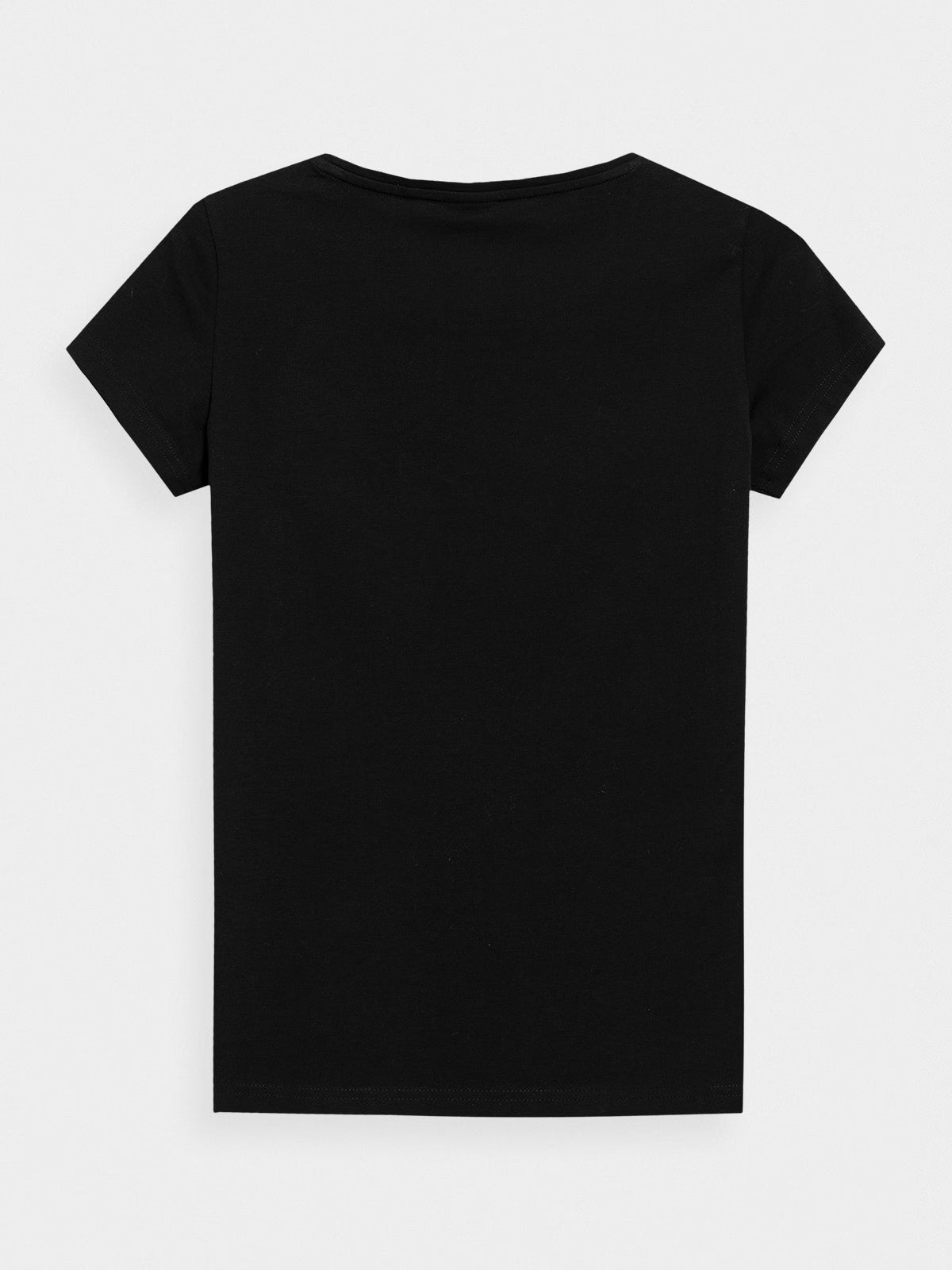 T-shirt slim gładki damski