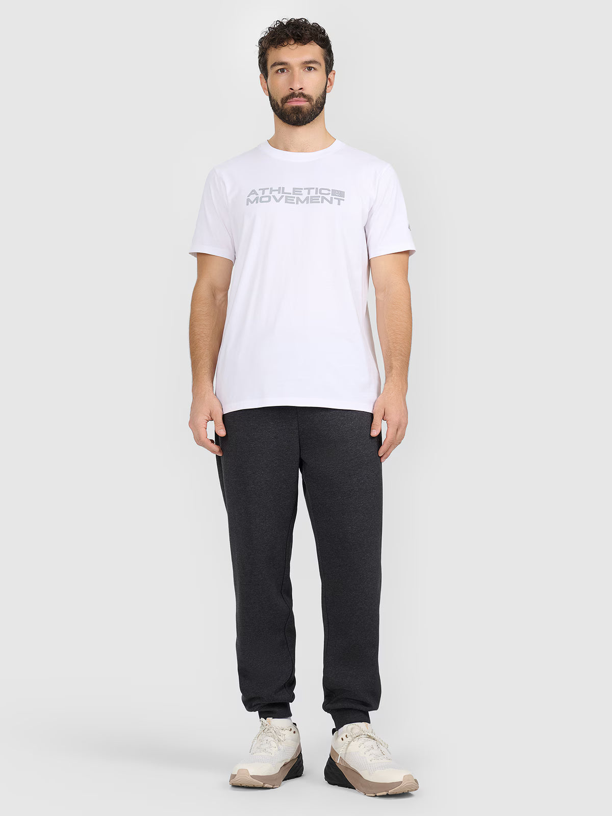 T-shirt regular z nadrukiem męski