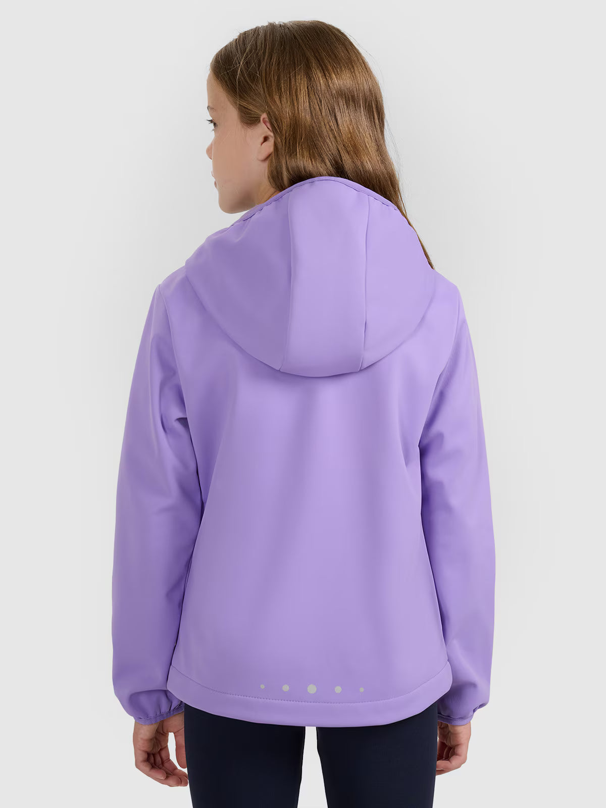 Kurtka softshell wiatroodporna membrana 5000 dziewczęca