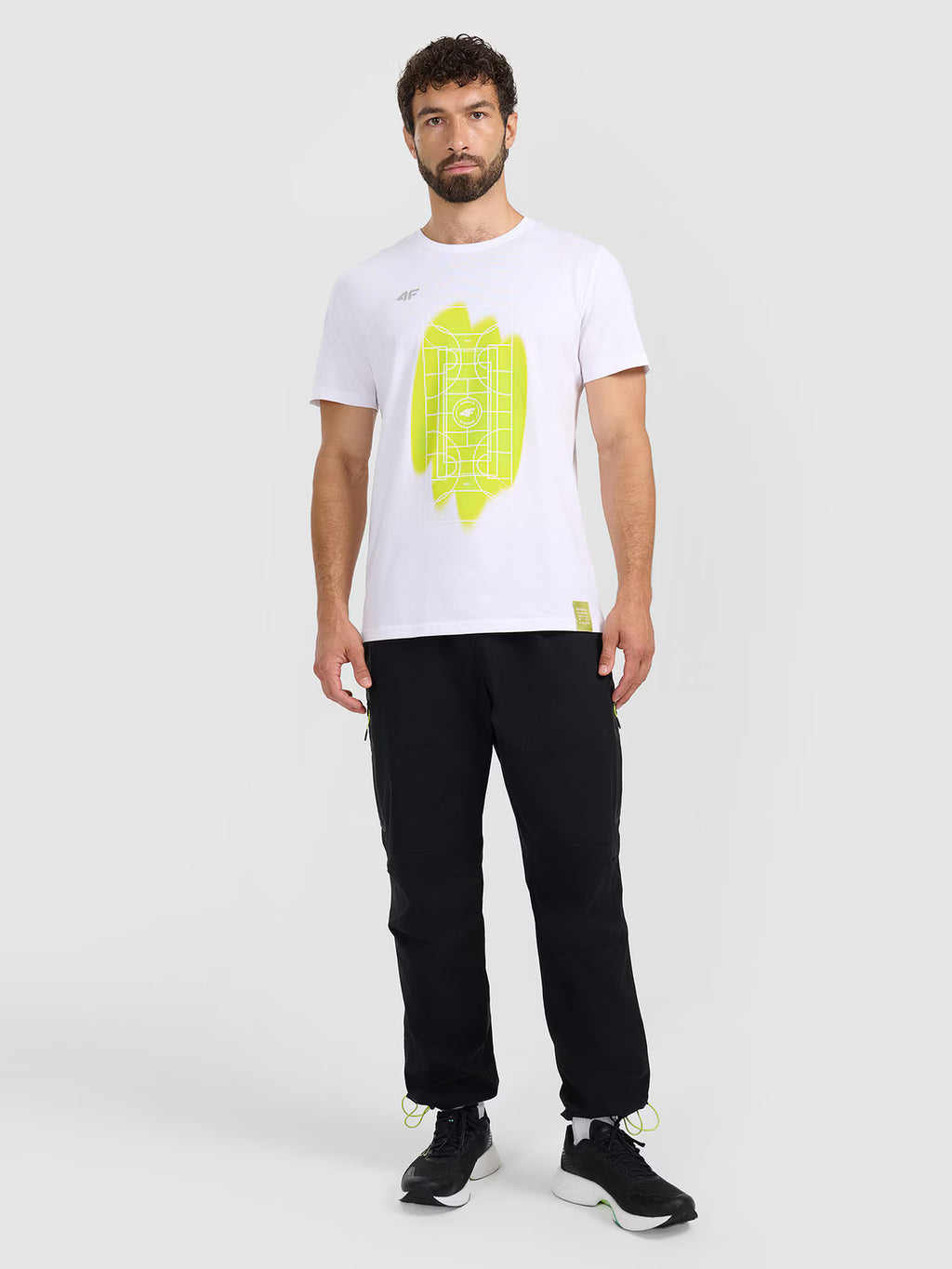 T-shirt regular z nadrukiem uniseks Fundacja 4FPomaga