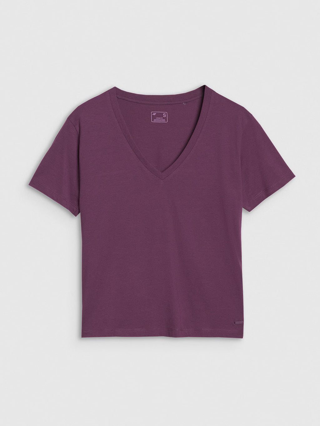 T-shirt oversize z modalem damski