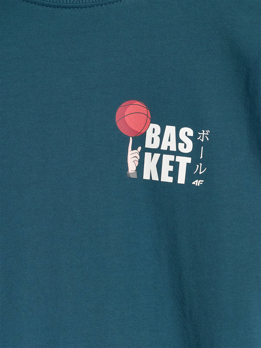 T-shirt oversize z nadrukiem chłopięcy