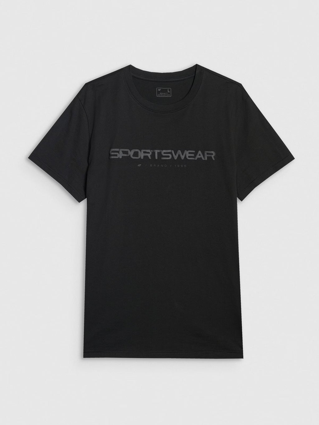 T-shirt regular z nadrukiem męski