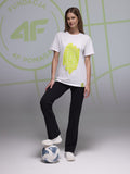 T-shirt regular z nadrukiem uniseks Fundacja 4FPomaga