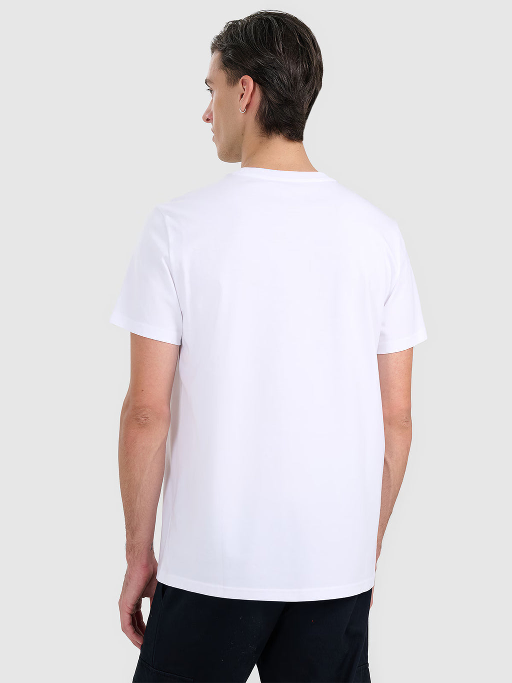 T-shirt regular z nadrukiem męski