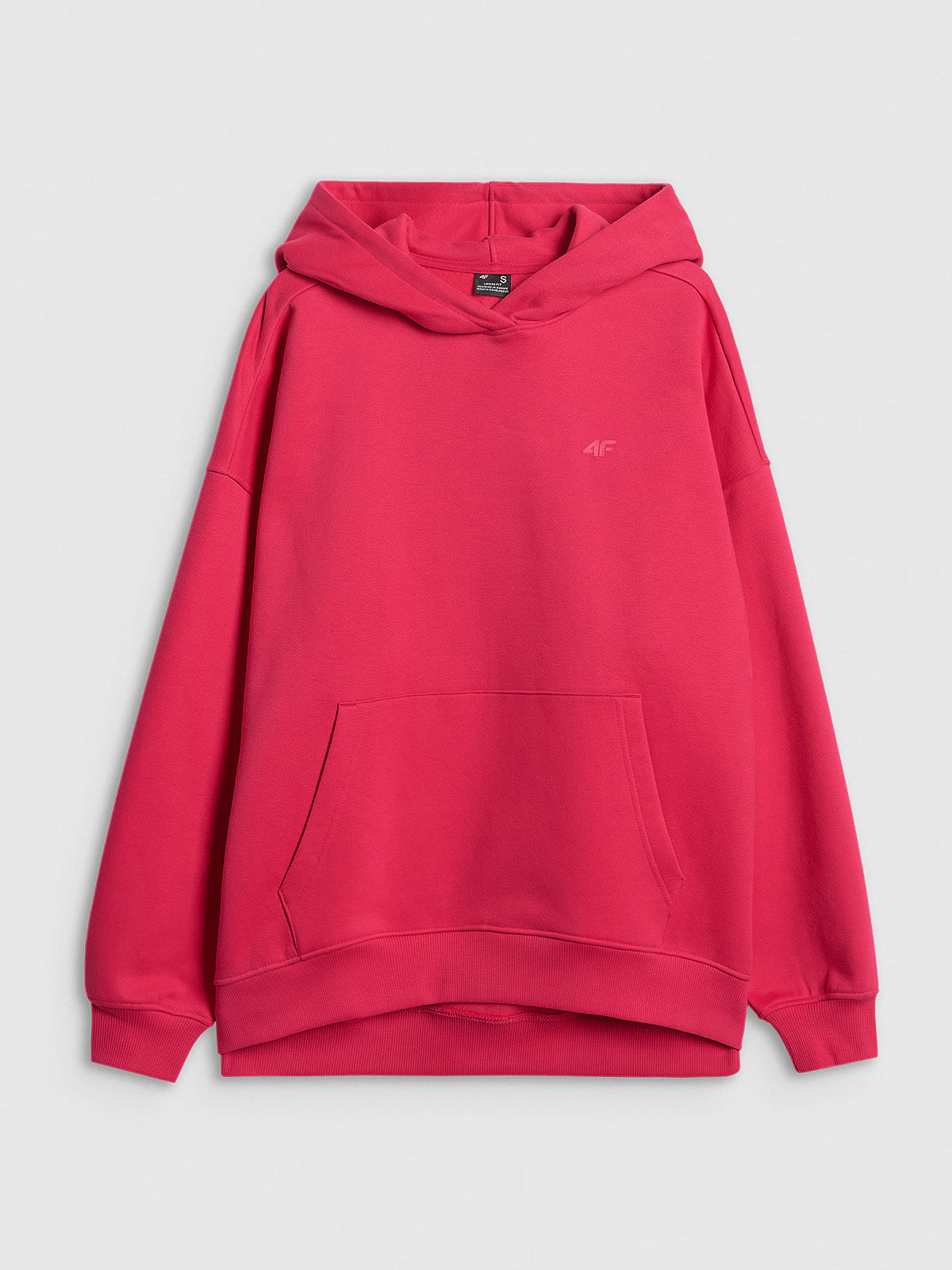 Bluza dresowa loose z kapturem damska
