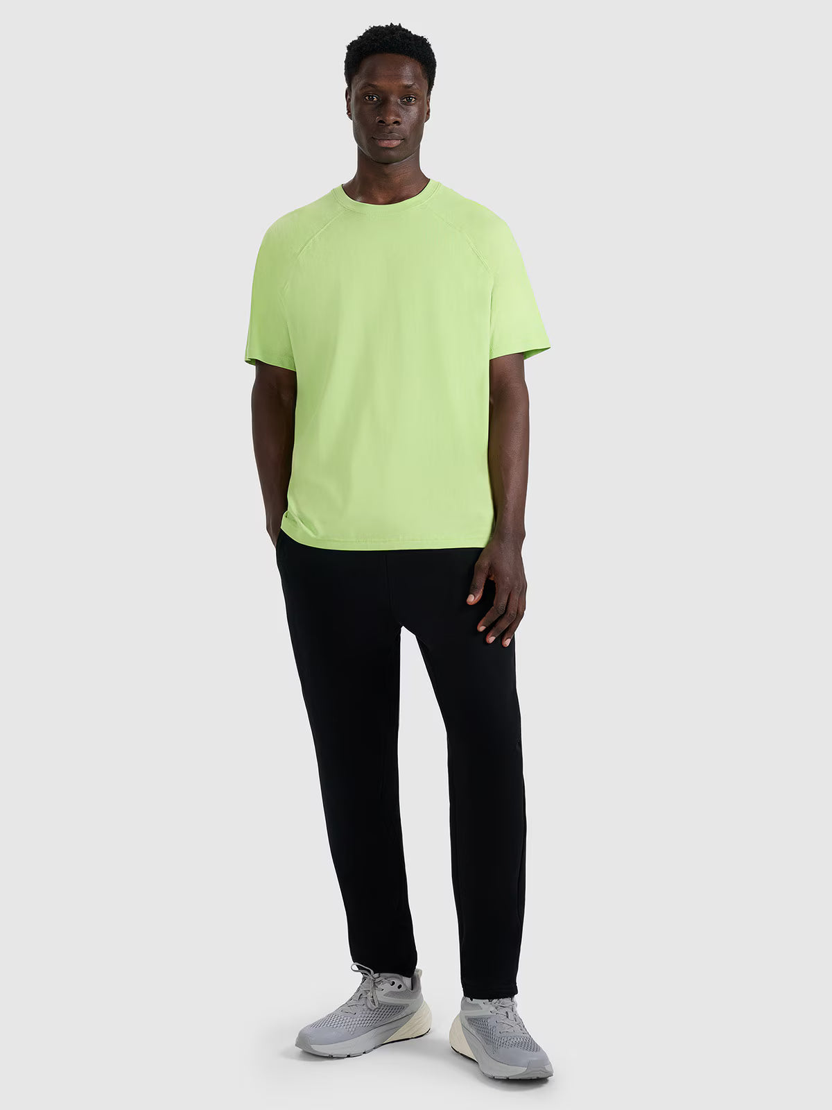 T-shirt oversize gładki męski
