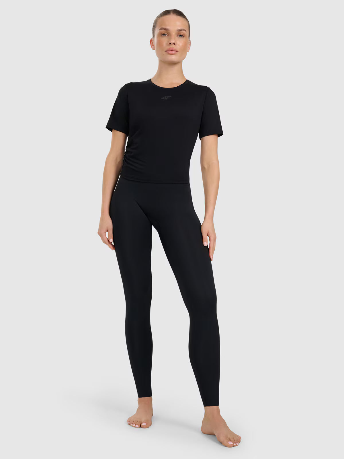 Legginsy do jogi i pilatesu szybkoschnące damskie