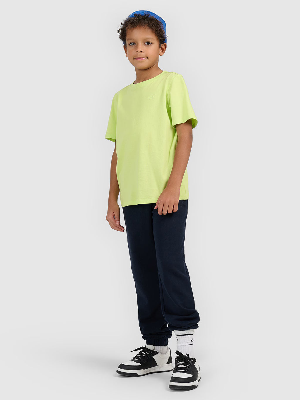 T-shirt regular gładki chłopięcy